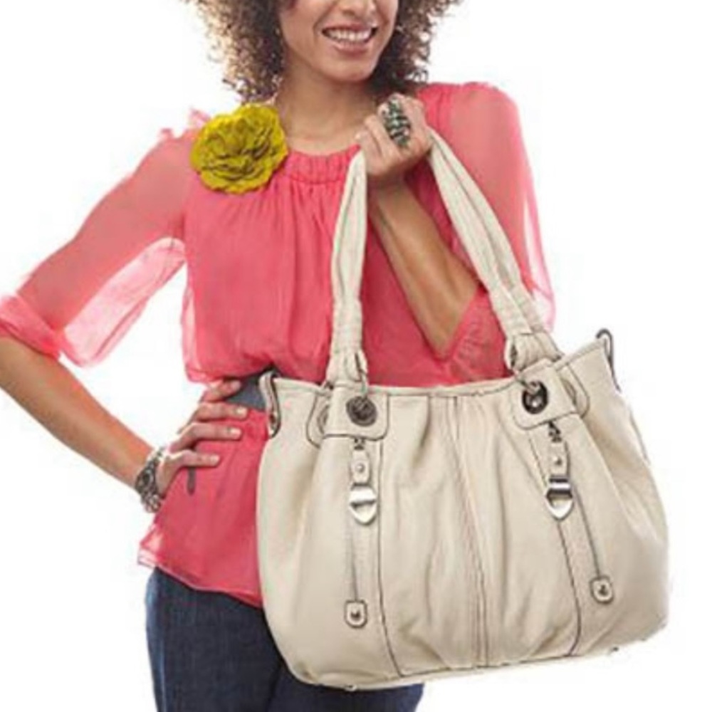 B. Makowsky Durango Tote & bonus makeup bag